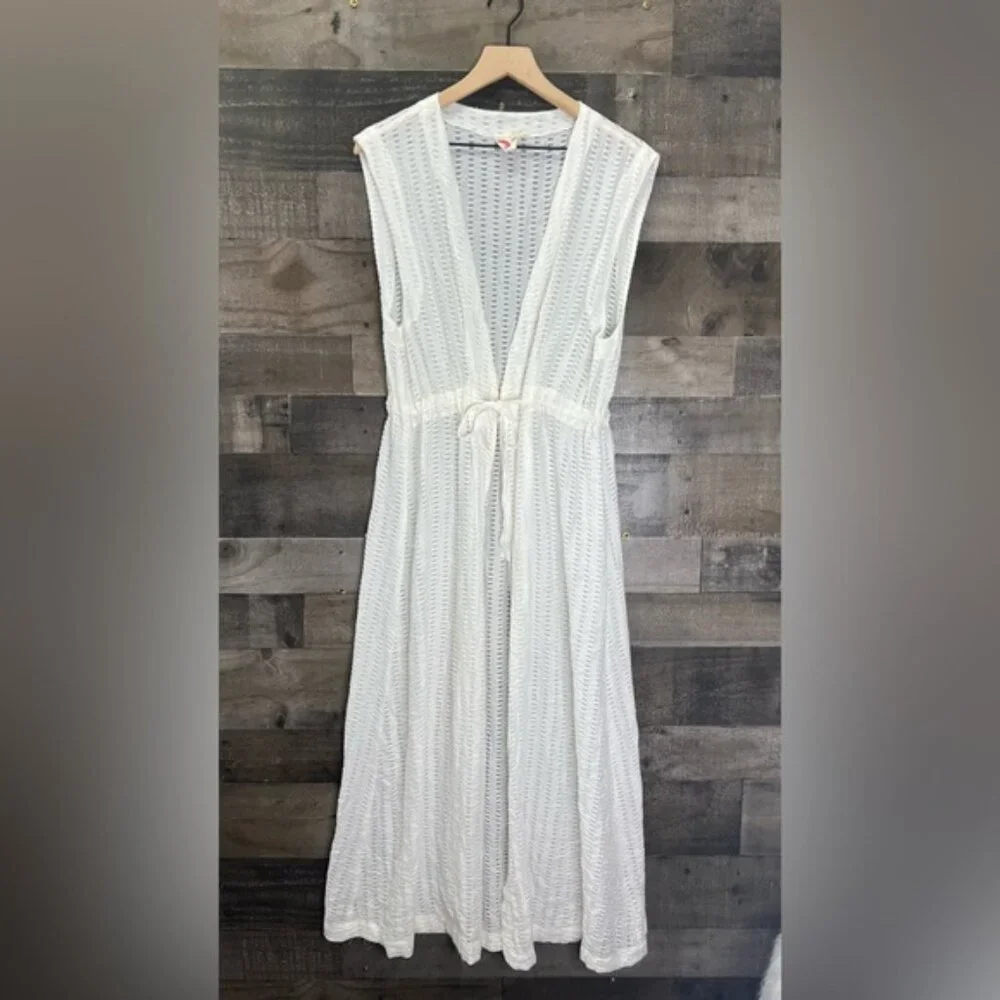 Anthropologie Swim Lilka Cloud Maxi Coverup Eyelet - Picture 2 of 11